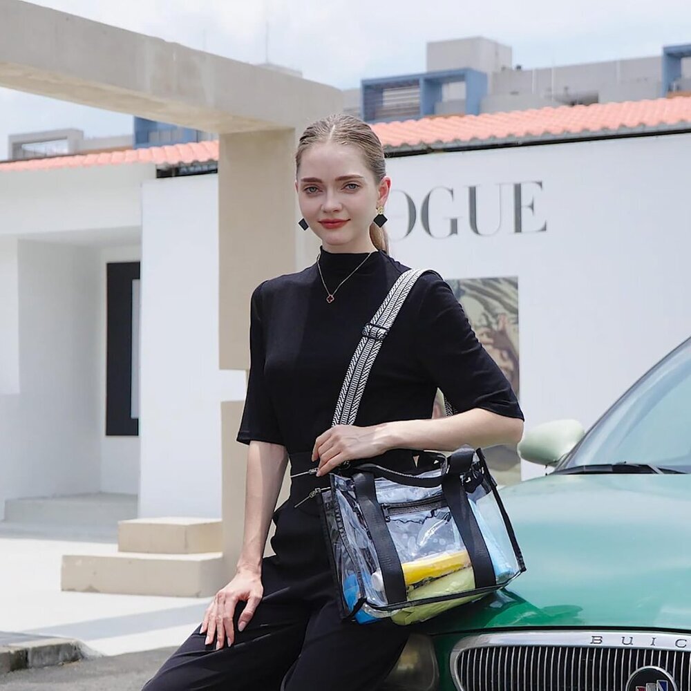 Durable Clear Bag With Inner & Outer Zipper For C… - image 2